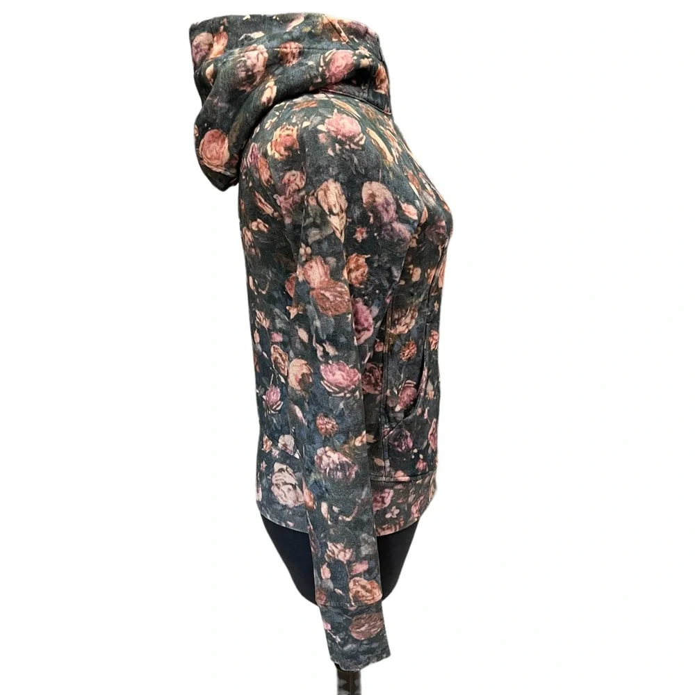 Lululemon Scuba Hoodie *Light Cotton Fleece Frosted Rose Multi Size 6 - Picture 4 of 15